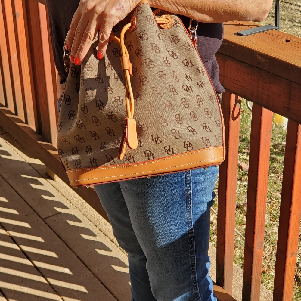 Dooney & Bourke Canvas Bucket